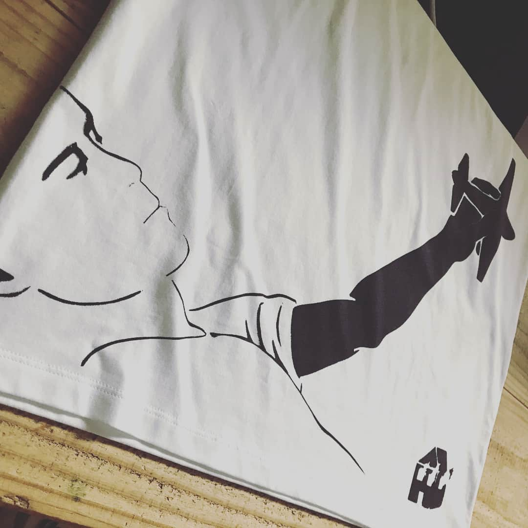 荒木次元さんのインスタグラム写真 - (荒木次元Instagram)「my new t-shirt. #loewe #davidwojnarowicz #visualaids #hiv」6月9日 13時57分 - jigenaraki