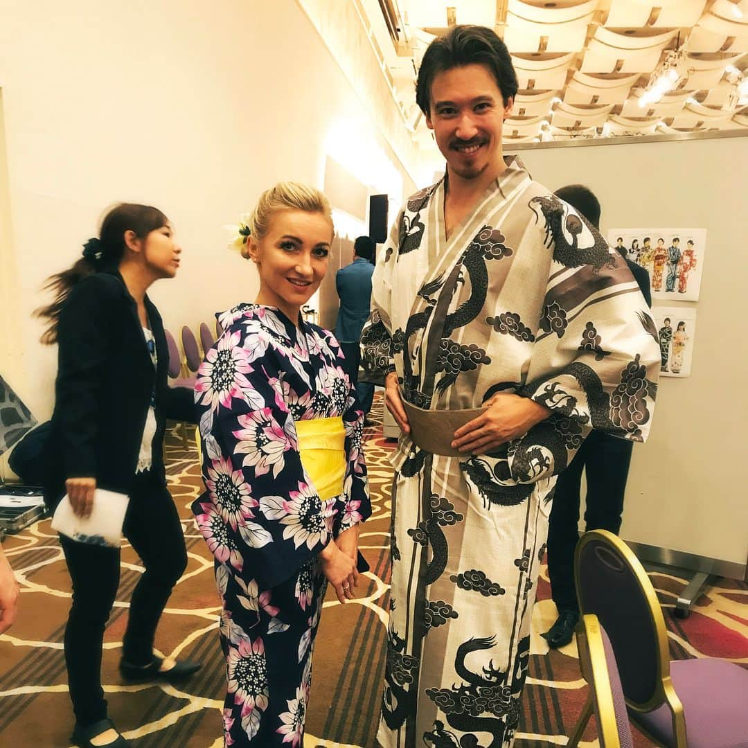 クリス・リードさんのインスタグラム写真 - (クリス・リードInstagram)「Behind the scenes Fan Meeting at Dreams on Ice! So much fun!!! #doi2018 #yukata #ingoodcompany」7月9日 5時14分 - chrisreed77