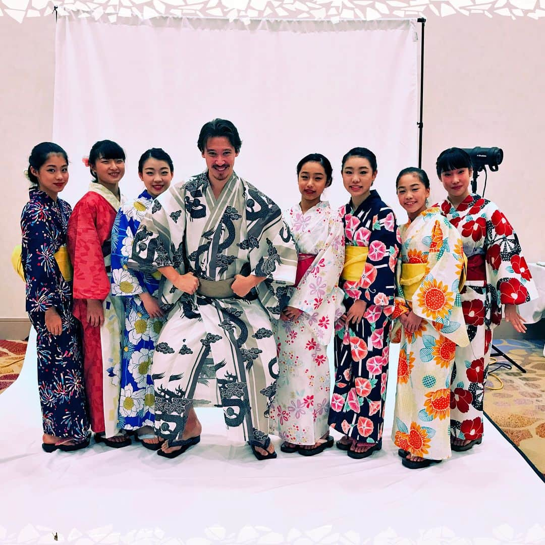 クリス・リードのインスタグラム：「Behind the scenes Fan Meeting at Dreams on Ice! So much fun!!! #doi2018 #yukata #ingoodcompany」