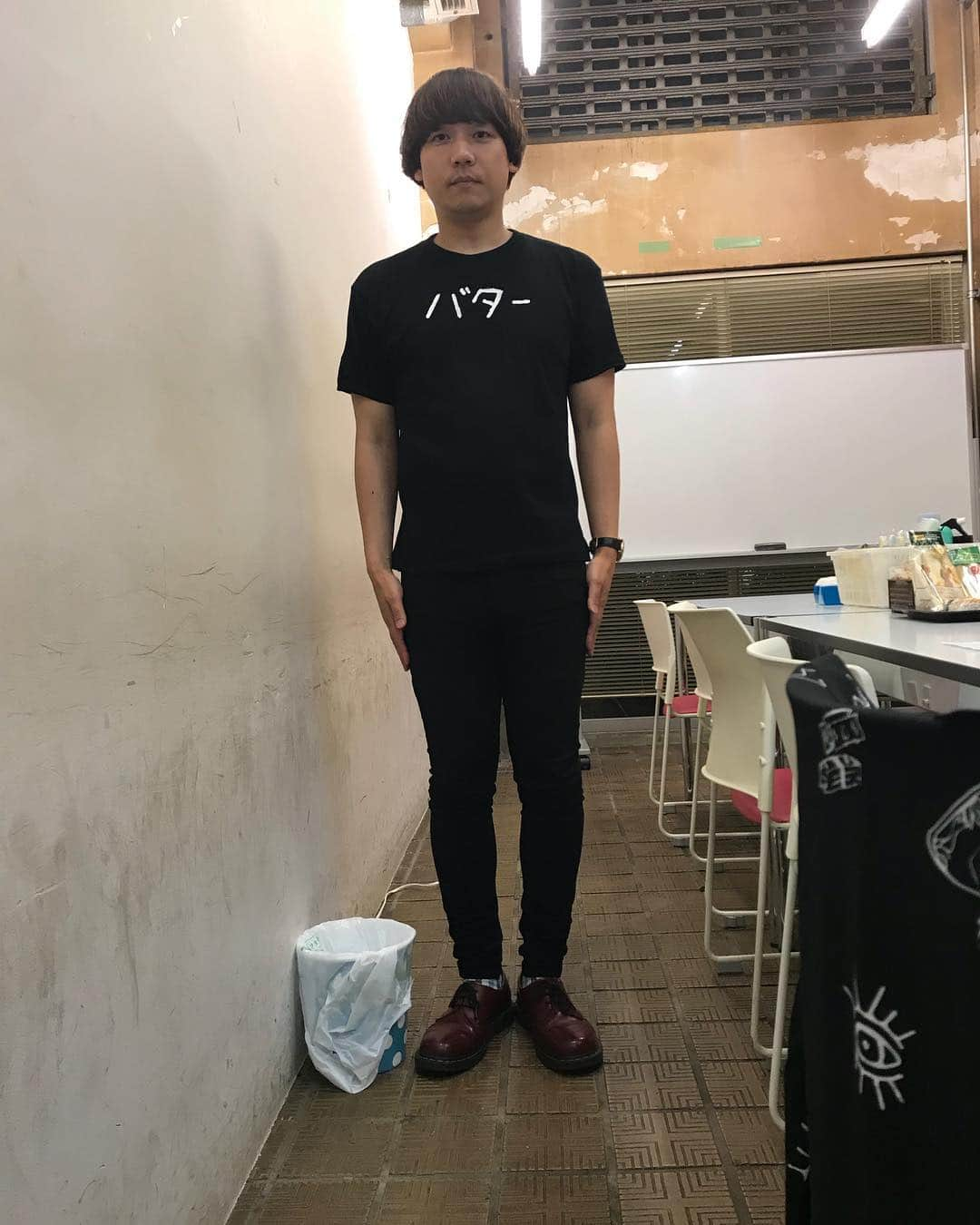 白井鉄也さんのインスタグラム写真 - (白井鉄也Instagram)「今日のTシャツ  バター  2018.6/8 #今日のTシャツ #バター #butter #muscle #Tshirt #2018 #6/8 #Throat #Sutras #新宿 #Shinjuku #本社 #カンパニー #tbt #love #cute #instlike #instgood」7月8日 21時37分 - shiraichimon