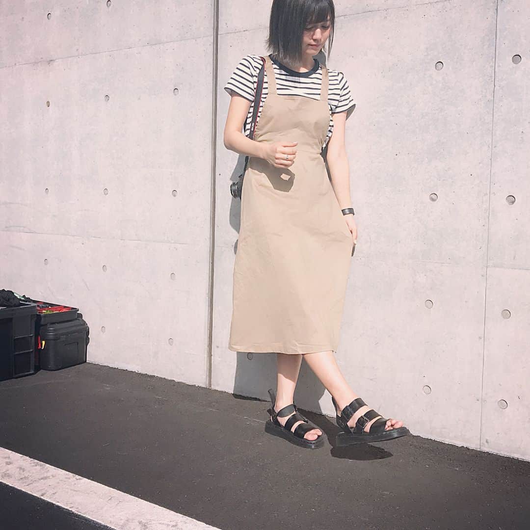 中村歩加さんのインスタグラム写真 - (中村歩加Instagram)「今日の私服☺︎ . 実はセールで買ったプチプラコーデです☃︎♥ すかしてるくせに、 片足のサンダルがめくれてるのが残念。。 . #ootd #握手会 握手会ありがとう♥ たくさんの方が来てくれて幸せでした✩」7月8日 21時47分 - nakamuland_official