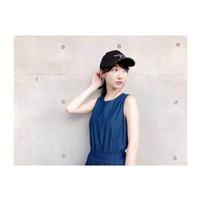 柏木由紀さんのインスタグラム写真 - (柏木由紀Instagram)「. 本日の私服❤︎ 一応ワンピースです。楽チン。 キャップお気に入り🧢 . #snidel #vetements」7月8日 23時01分 - yukikashiwagi_official