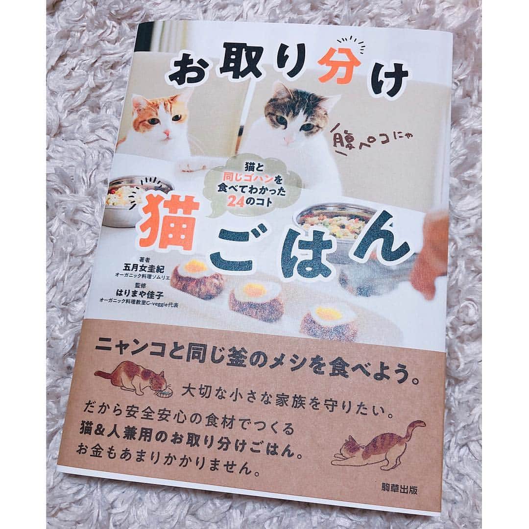のインスタグラム：「Your pets are precious members of your family👴👵👱‍♀️👨🧒👶🐱❤️ #猫と人間兼用のお取り分けごはん #猫も人間も何を食べているかがとても大事 #安心安全食材で作る #健康レシピ #ちなみに著者は超美人料理家の五月女圭紀さん❤️」