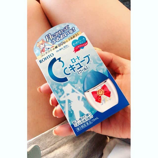 のインスタグラム：「セーラームーン目薬🌙👀🎀✨」