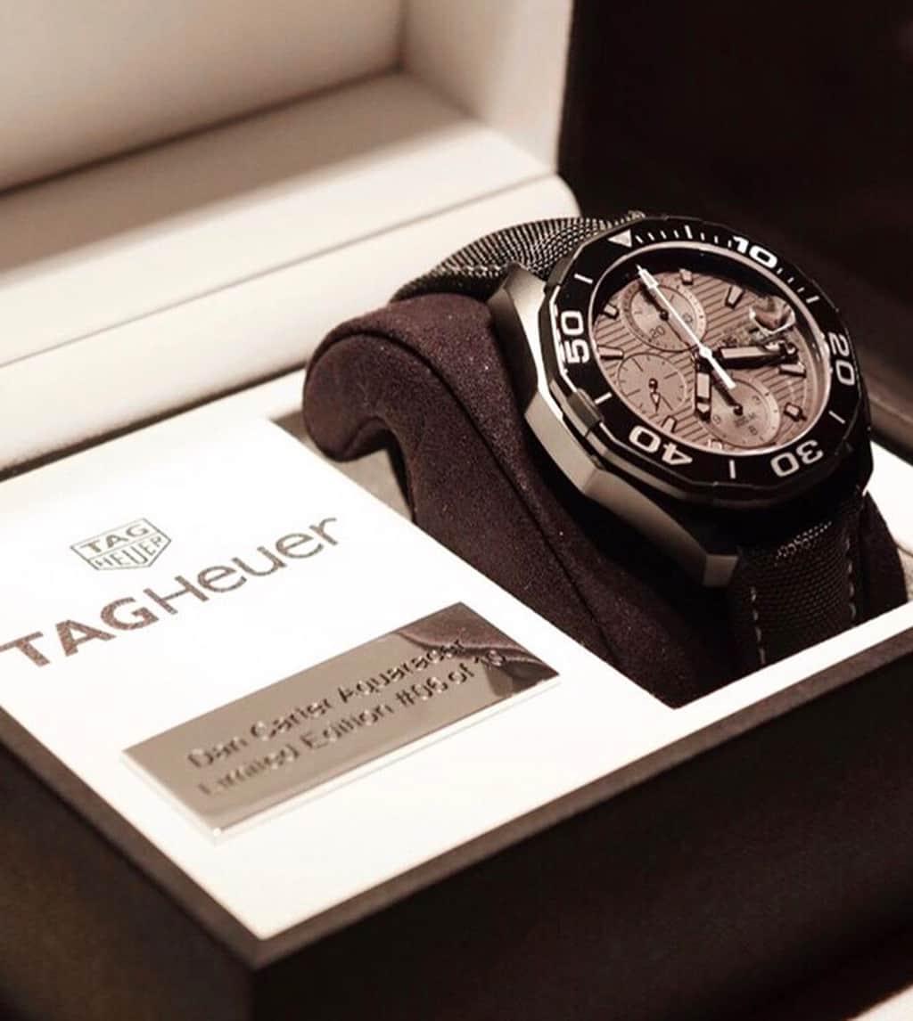 ダニエル・カーターさんのインスタグラム写真 - (ダニエル・カーターInstagram)「Humbled to be able to design a limited edition watch with @tagheuer. Last night we auctioned one of only 10 made, with the proceeds going to my @isportnz foundation! Thank you to my TAG family for a great day. #tagheuer #dontcrackunderpressure」7月7日 11時04分 - dancarter_