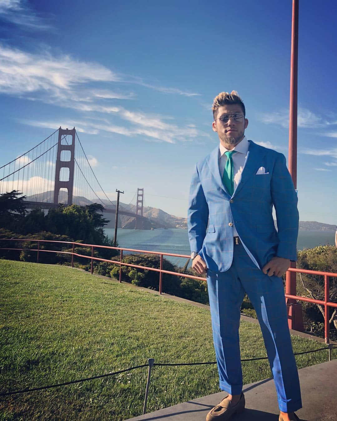 真田聖也さんのインスタグラム写真 - (真田聖也Instagram)「#ootd #SanFrancisco #サンフランシスコ #goldengatebridge #ゴールデンゲートブリッジ  #fullhouse #フルハウス #g1usa」7月7日 11時58分 - seiya_sanada