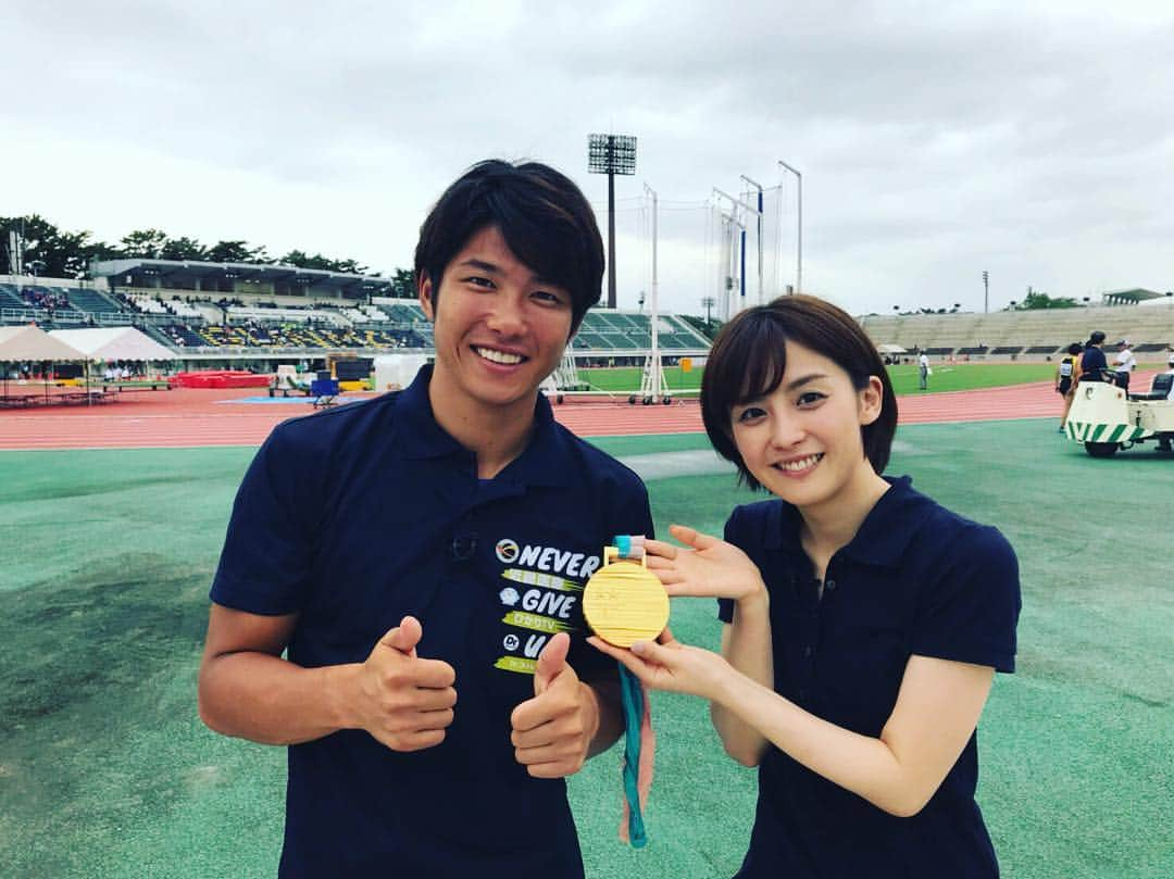 成田緑夢さんのインスタグラム写真 - (成田緑夢Instagram)「⭕️今日のニュース成田緑夢😊🏂❤️🎌 今日は高飛びの大会がありました😊❤️🏂🎌 今年初めての大会で、自己ベストは1m80今日は飛べたのは1m75でいい感じでした♪♡😊❤️🏂🎌 まだ高飛びをやると決めたわけではないのですが、一応高飛びも視野に入れてるのでよかったです😊❤️🏂🎌 よし早く何をするか競技を決めよう♪♡😊❤️🏂🎌 また時間があればニュースチェックしてください沢山のメディアの人も来てたのでもしかしたら出るかも！ 連絡をもらった局もあります♪♡😊❤️🏂🎌 今分かってる詳細はこちら↓ フジテレビ S-PARK 明日、7月8日(日)23時15分〜24時30分 番組後半あたりで紹介される予定♪  その他にもどこかで出るかもです♪また見てて下さい♪  ヤフーニュース記事♪😊❤️🏂 https://headlines.yahoo.co.jp/hl?a=20180707-00260883-nksports-spo」7月7日 21時31分 - gurimu_narita_official