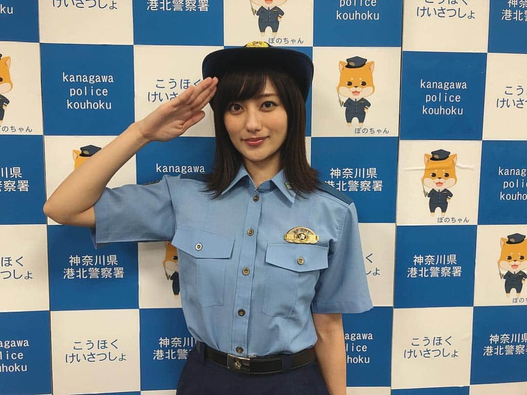 奥山かずささんのインスタグラム写真 - (奥山かずさInstagram)「トレッサ横浜でのイベント 港北警察署一日署長 来てくださったみなさん、港北警察署のみなさん、本当にありがとうございました！ 交通事故と振り込め詐欺が 少なくなりますように。 温かく見守ってくださったおかげで😂 とても楽しくトークできました。 次はテレ朝夏祭りかな？またみなさんにお会いできるのが楽しみ☺︎」7月8日 15時42分 - kazusa_okuyama_official