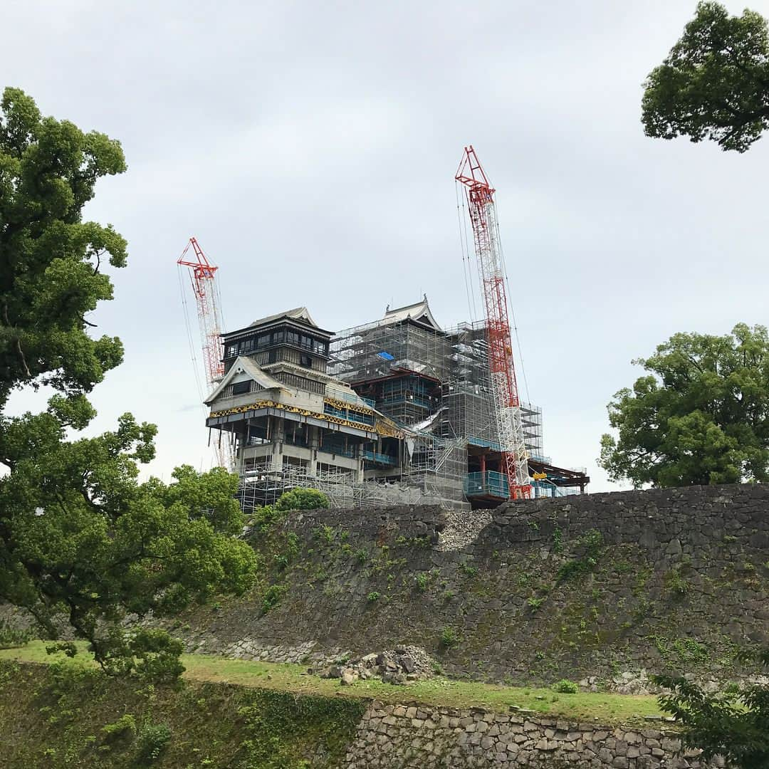 安達雅哉のインスタグラム：「この1週間で熊本、神奈川、静岡巡ってきた😎 熊本で馬食べて… 江ノ島で牛食べて… 熱海で海鮮食べて… 伊豆でアイス食べて… ごちそうさまでした🙏  #熊本城 #馬しゃぶ #江ノ島 #BBQ #熱海 #海鮮丼 #足湯 #伊豆高原 #あげぱんソフト #城ヶ崎海岸」