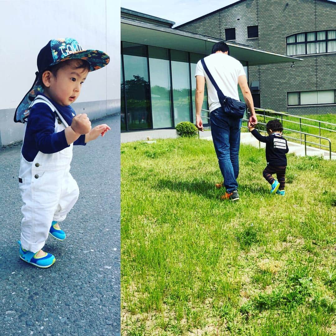 堀畑裕也のインスタグラム：「‪息子の寝顔を見てる時が一日の中の1番幸せな時間☆‬ ‪普段は全然遊んであげられなくて可哀想な思いばかりさせてるけど、day offはたくさんの愛情を注ぎます😊‬ ‪#息子 #あだなは #KJ #よろしく‬ @lilyuri_0330」