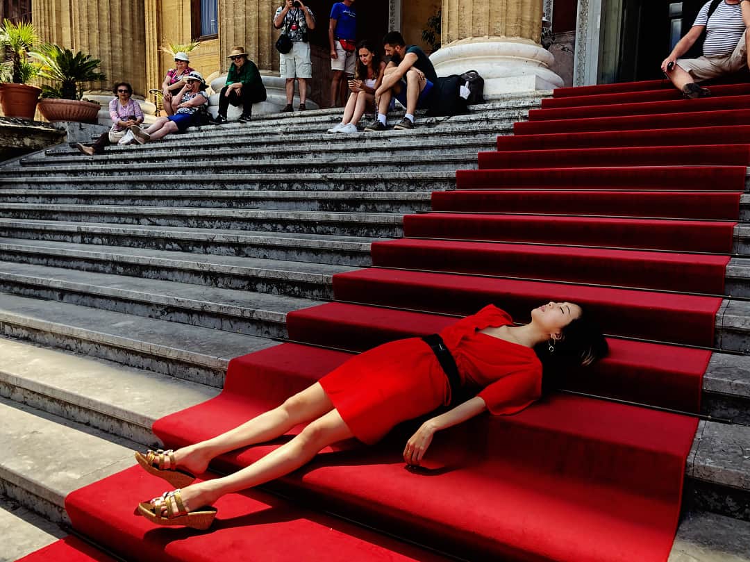 エリイ のインスタグラム：「The Godfather Part III  ソフィアコッポラが撃たれたとこ  #thegodfatherpart3 #Sicily #ゴッドファーザー #ゴッドファーザー3 #シチリア島 #thegodfather」
