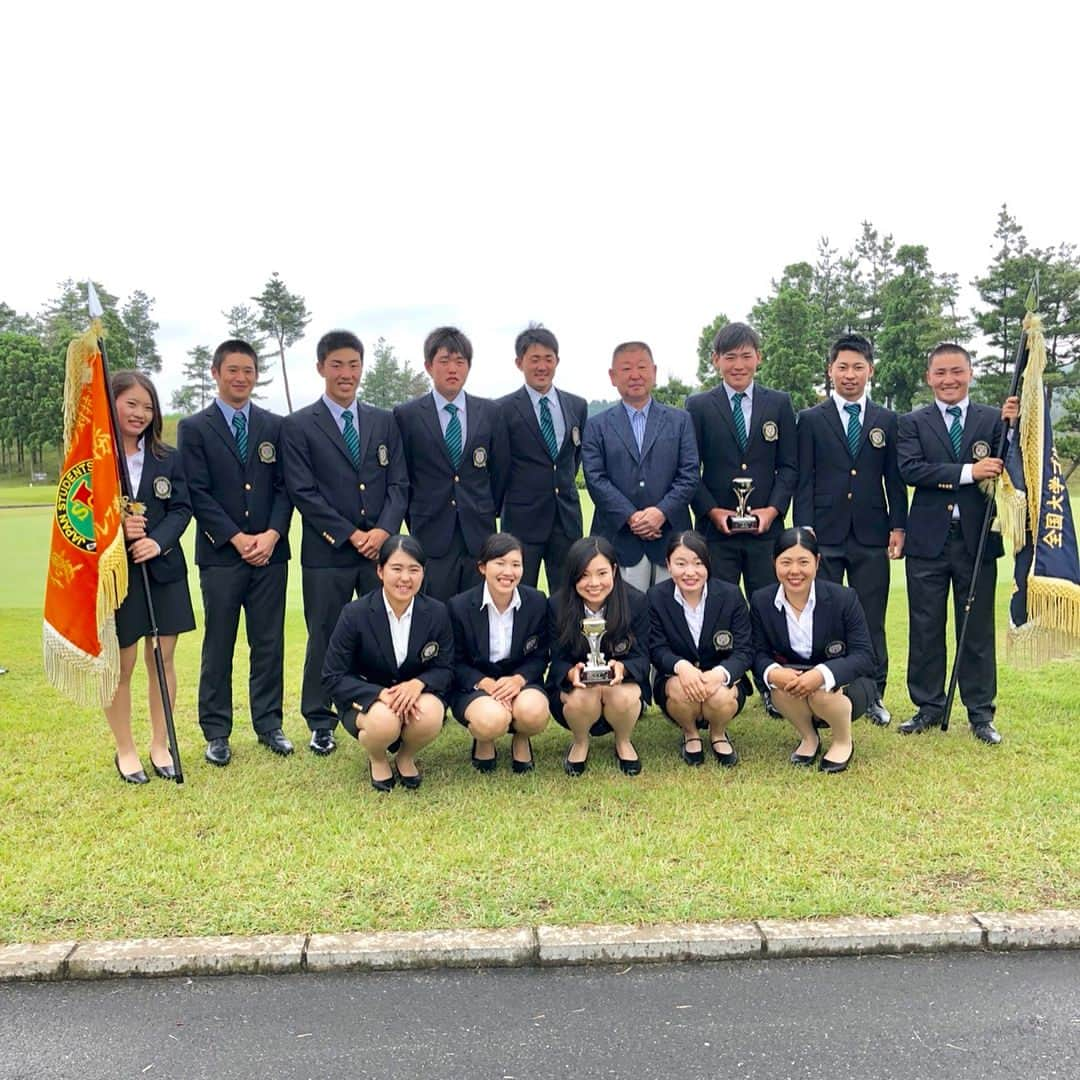 佐伯三貴さんのインスタグラム写真 - (佐伯三貴Instagram)「東北福祉大学ゴルフ部は全日本学生2年連続アベック優勝🏅 東北福祉大学野球部も日本一🏅  素晴らしい😍❤️❤️❤️ #東北福祉大学 #東北福祉大学ゴルフ部  #アベック優勝 #東北福祉大学野球部 #日本一」6月17日 17時43分 - threeprecious