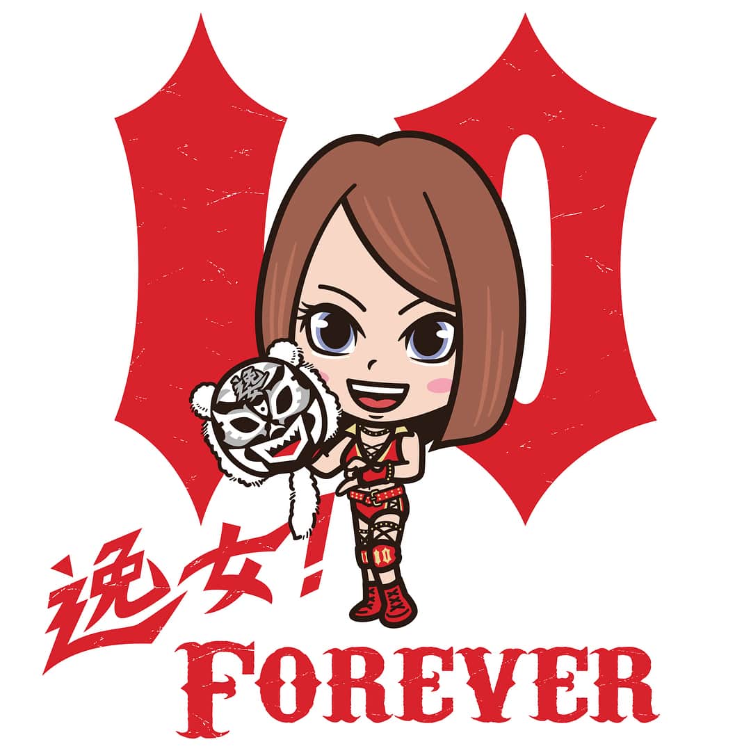 のインスタグラム：「‪イオさん スターダム最後の試合。感動しました〜😭 逸女FOREVER!!‬ ‪やっぱりイオさんはカッコイイ‼️‬ ‪・‬ ‪最後にイラストも描かせていただきました⚡️ありがとうございました🌟‬ ‪#スターダム #stardom  #紫雷イオ #io #逸女 #後楽園 #女子プロレス #プロレス #wrestling #モバイルチャージャー‬ #イラスト #character #drawing #Illustration #illustrator #manga #anime」