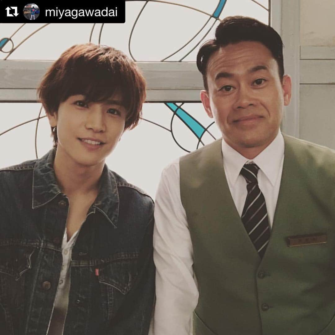 日本テレビ「崖っぷちホテル！」のインスタグラム：「崖ホテ最高‼️ #Repost @miyagawadai ・・・ #崖っぷちホテル🏨  #最終回‼️ #みんな #熱くて #真面目で #真剣で #大変な時こそ笑いながら #積み上げていく #そんな人達と一緒に出来て #僕は幸せでした #今日が最後 #是非是非是非‼️」