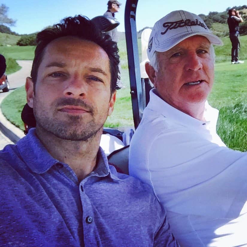 イアン・ボーエンのインスタグラム：「Where else would you rather be?  Happy Fathers Day Pop.」