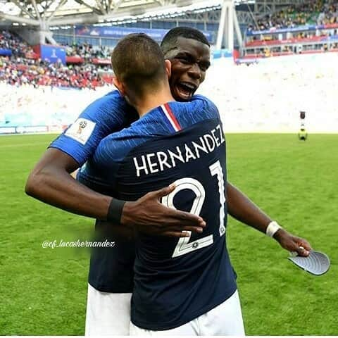 リュカ・エルナンデスさんのインスタグラム写真 - (リュカ・エルナンデスInstagram)「Les fréros 😆❤ @lucashernandez5 @paulpogba」6月18日 14時59分 - universo.colchonero