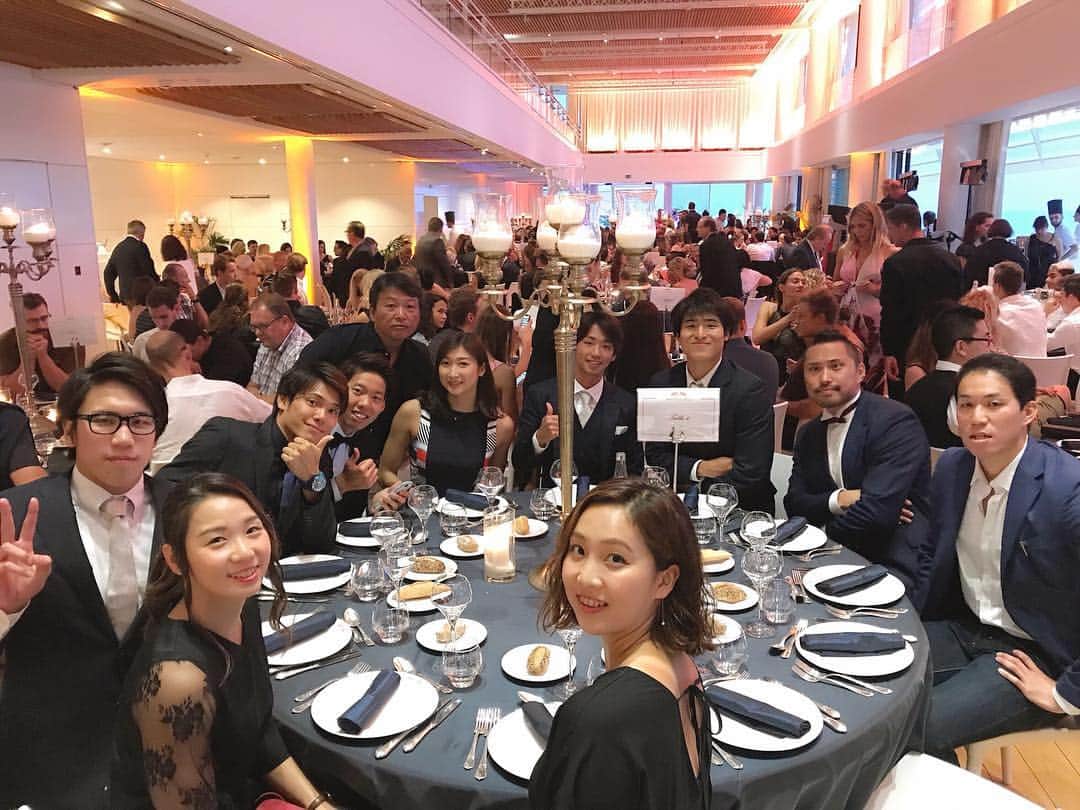 のインスタグラム：「ヨーロッパグランプリ終了☺️ きついけど楽しくて充実した遠征でした👍✨ 写真はモナコ大会終わった後のパーティーでの1枚📸」