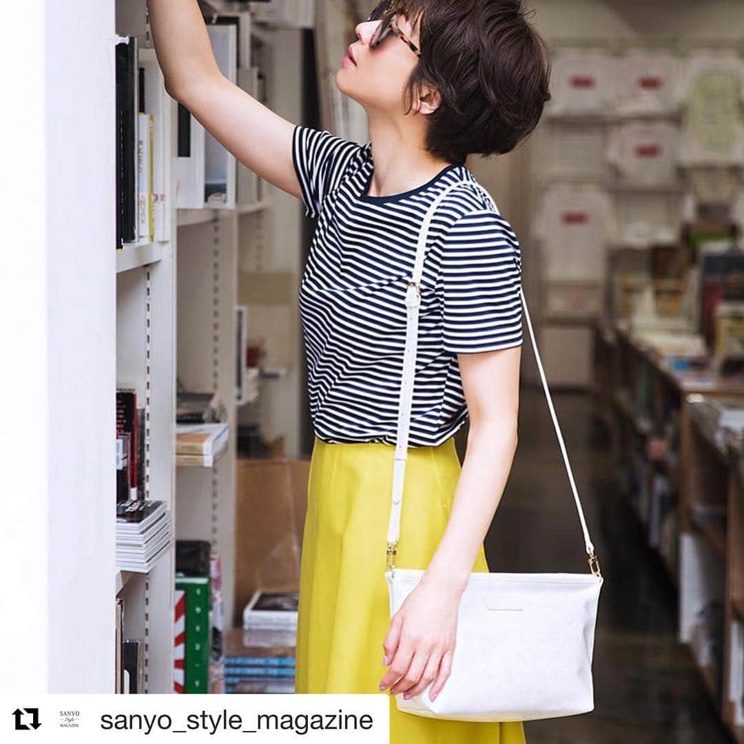 EPOCAさんのインスタグラム写真 - (EPOCAInstagram)「SANYO Style MAGAZINEでEPOCAのキレイ色のイエロースカートを畑野ひろ子さんに着ていただきました。  #Repost @sanyo_style_magazine with @get_repost ・・・ 今日のリアルコーデ 「ビタミンカラー」を取り入れてハッピーな気分をチャージ  詳細はプロフィールのリンクからご覧いただけます。  #sanyo_style_magazine#webmagazine#sanyo#sanyoshokai#fashion#三陽商会 #今日のリアルコーデ#コーディネート#ビタミンカラー#スカート#イエロー#ボーダー#epoca#mackintoshphilosophy#mackintoshlondon」6月18日 18時26分 - epoca_official