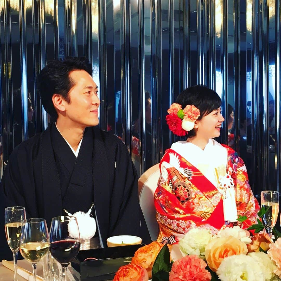 せとたけおさんのインスタグラム写真 - (せとたけおInstagram)「昨日、金沢で結婚式を挙げさせて頂きました。沢山の方々に来て頂いて祝福して頂き、感無量です。ありがとうございました！ #せとたけお #ホテル日航金沢 #披露宴 #元相方の学も来たよ #マセキ芸能社」6月18日 18時44分 - setotakeo