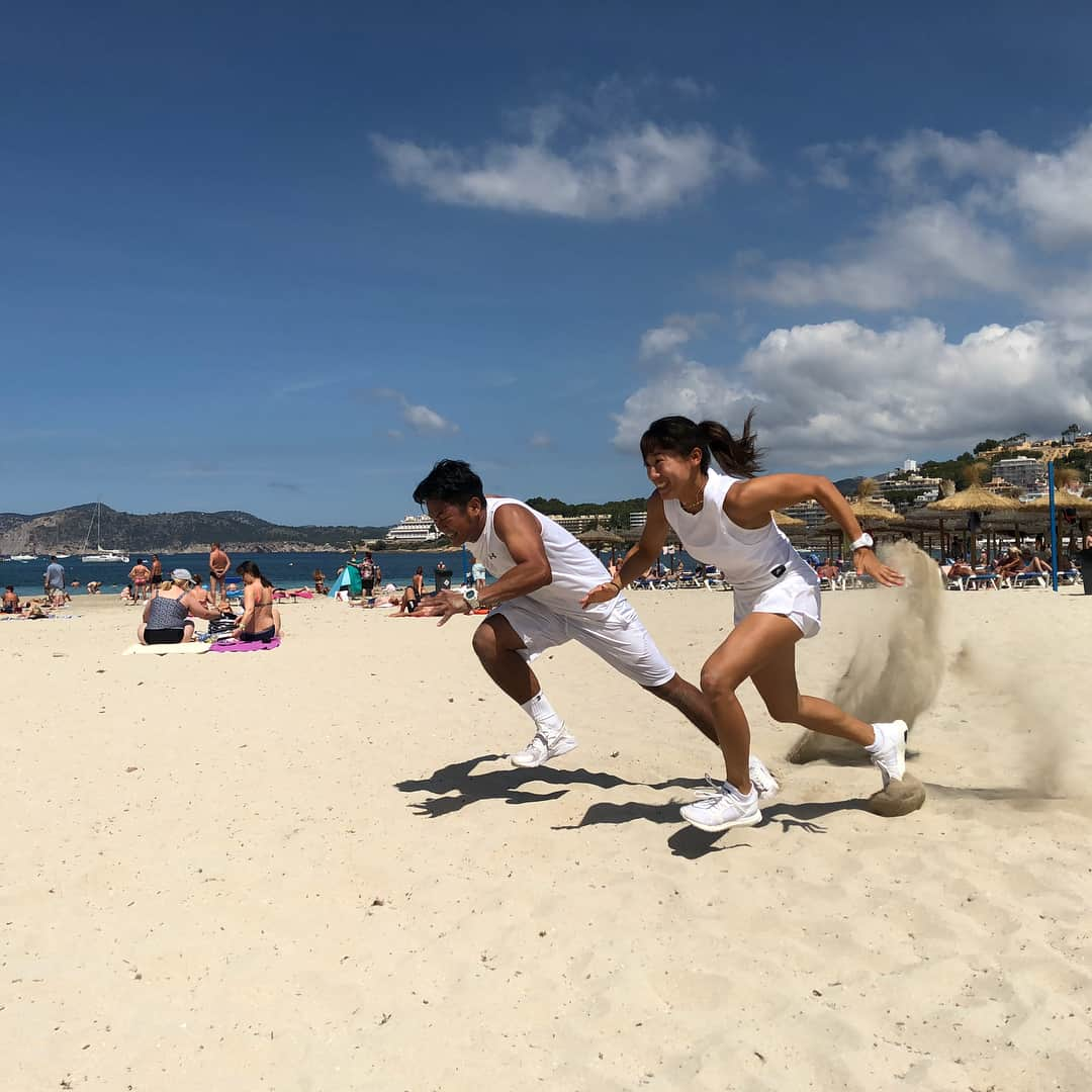 加藤未唯さんのインスタグラム写真 - (加藤未唯Instagram)「before running after #training #running #beach #beachflags #beforeafter」6月19日 16時15分 - miyukato1121