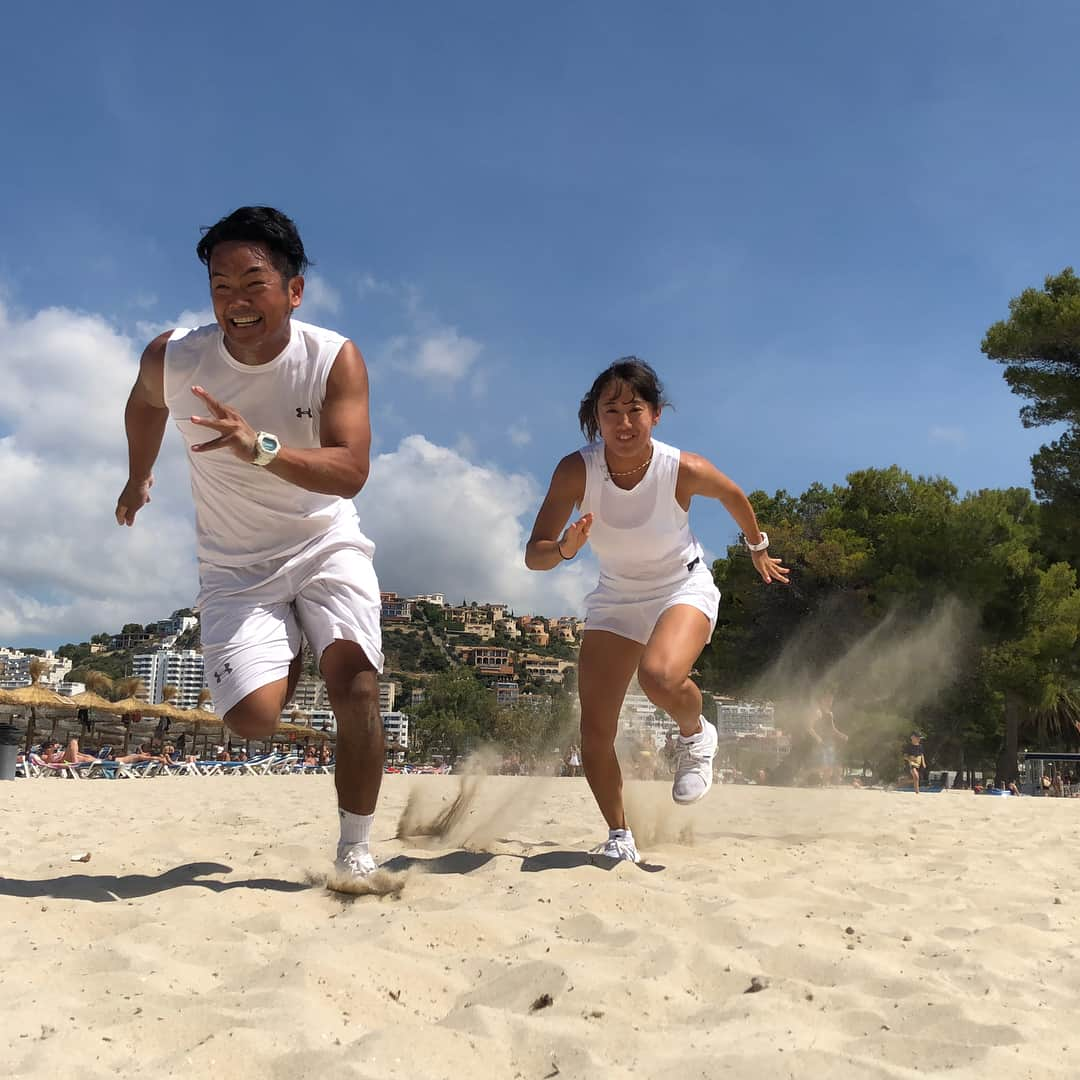 加藤未唯さんのインスタグラム写真 - (加藤未唯Instagram)「before running after #training #running #beach #beachflags #beforeafter」6月19日 16時15分 - miyukato1121