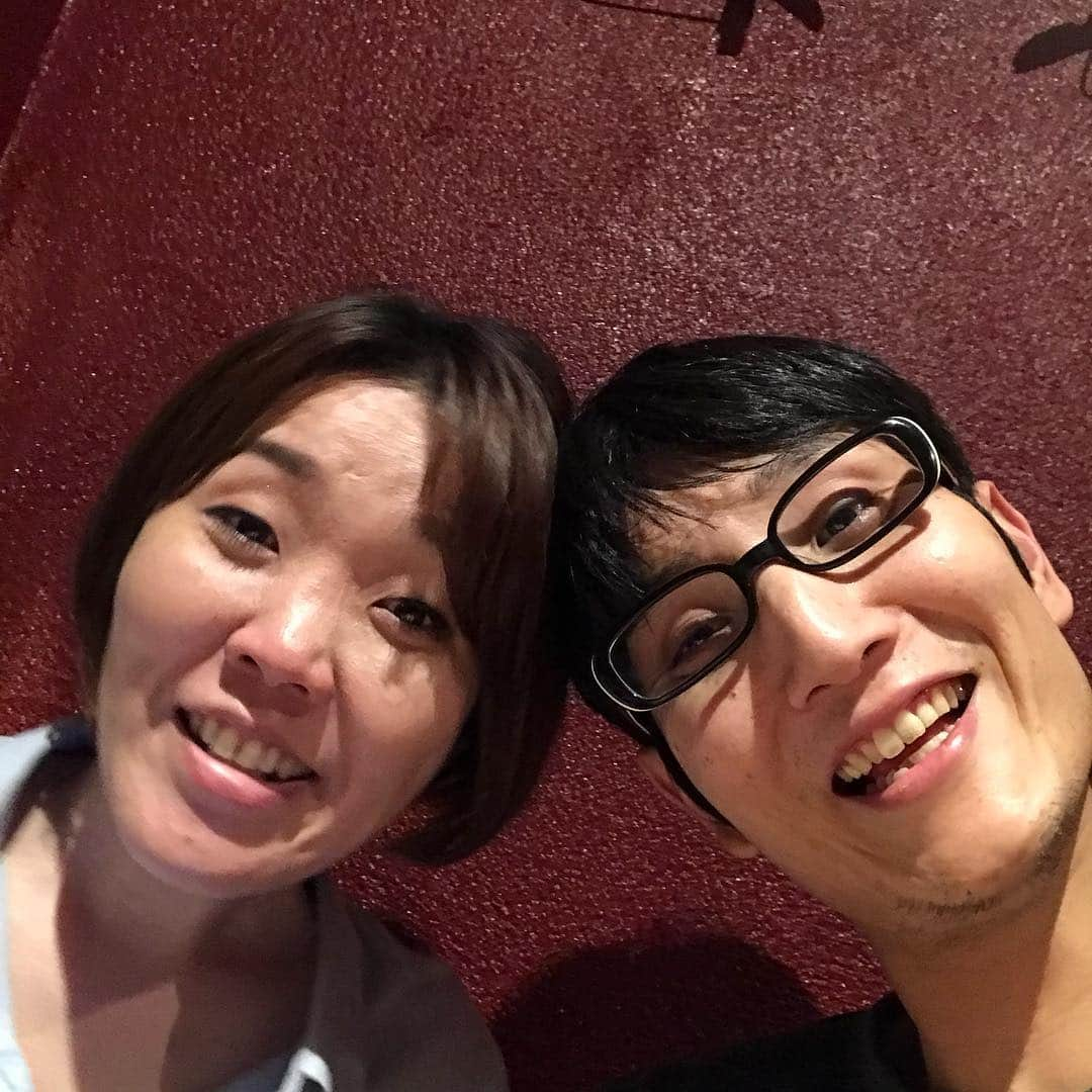 本坊元児さんのインスタグラム写真 - (本坊元児Instagram)「アジアンの2人とみやたこです でたこ焼きたらふく食べたんです 久しぶりのスミちゃんと #みやたこです #アジアン隅田」6月20日 0時31分 - honbouganji