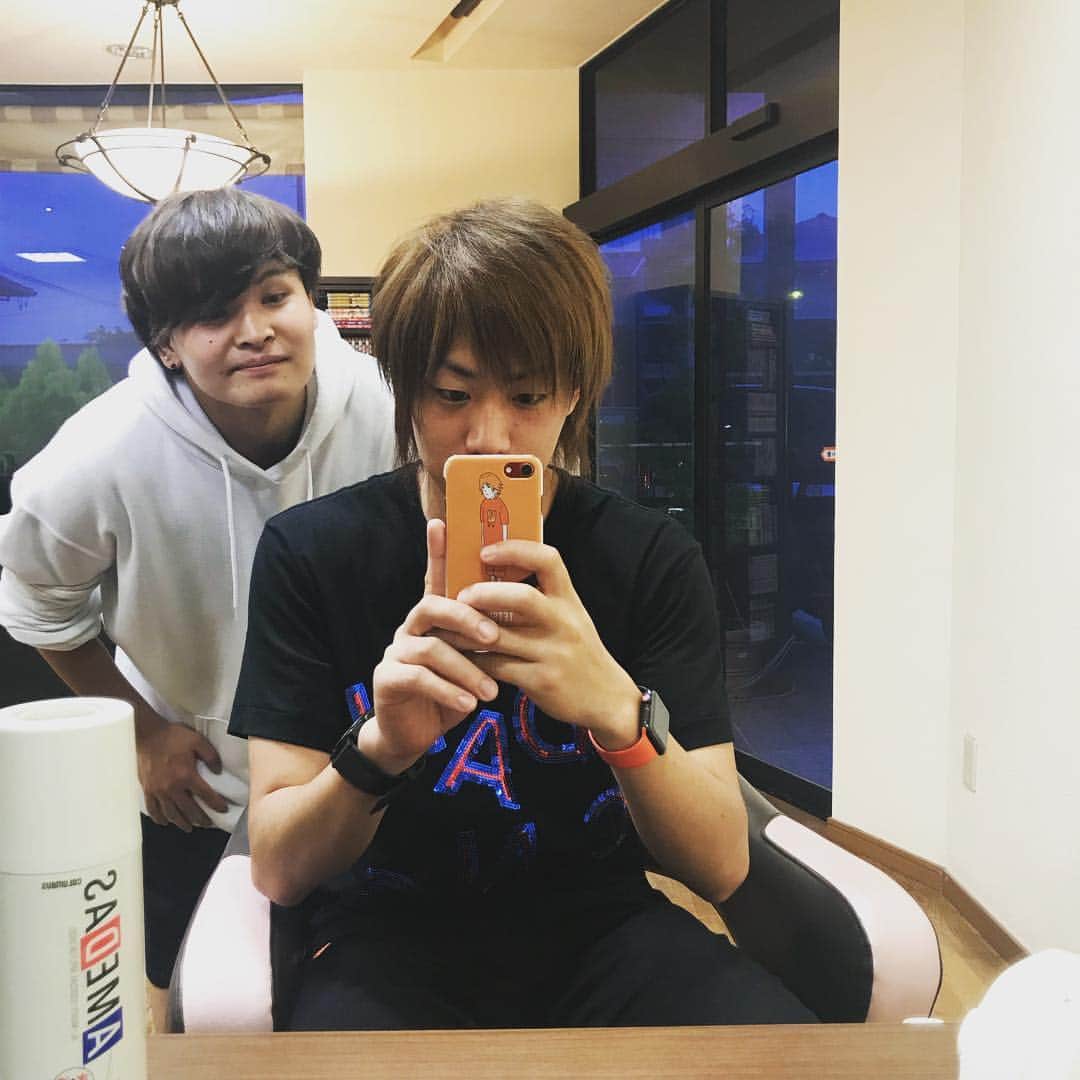 てつやさんのインスタグラム写真 - (てつやInstagram)「Boys be ambitious.  #cut #hair #brown #hansamu #tetsuya #tokaionair #love #instagram」6月20日 19時07分 - to_tetsuya