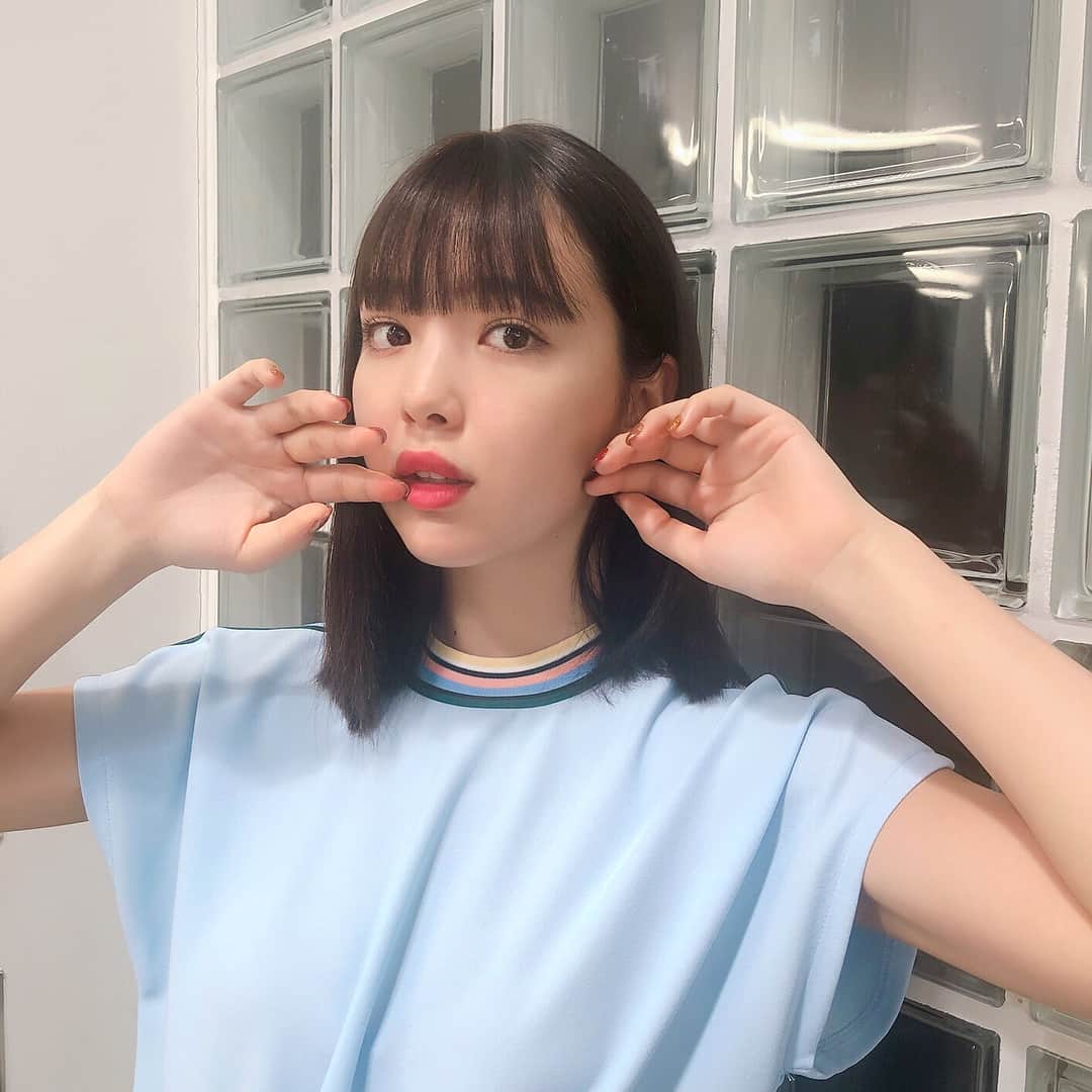 藤田ニコル にこるん さんのインスタグラム写真 藤田ニコル にこるん Instagram カラーと前髪カットしてきたよ 6月日 21時10分 2525nicole2