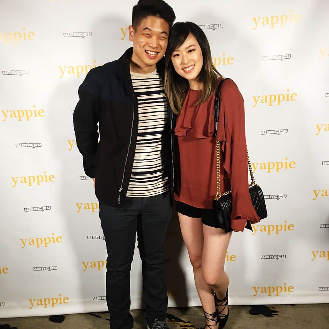 キー・ホン・リーのインスタグラム：「At the #yappie premiere. Congrats to @wongfupro and everyone involved! Watch on @wongfupro channel now!」