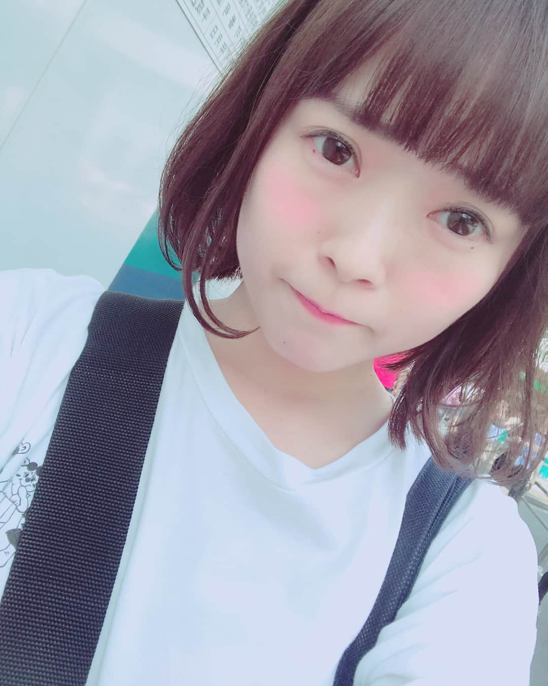 石田涼のインスタグラム：「アイドルでいるうちの ラストイメチェンは、茶髪のボブです 最後まで愛してね〜  #カバガ #idol #ユーフォリア #ボブ #color」