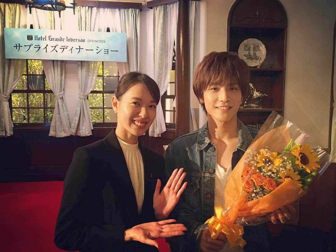 日本テレビ「崖っぷちホテル！」のインスタグラム：「配信start🏨 #岩田剛典 #戸田恵梨香 #崖っぷちホテル #崖ホテ #本日のお客様は #宇海直哉様」