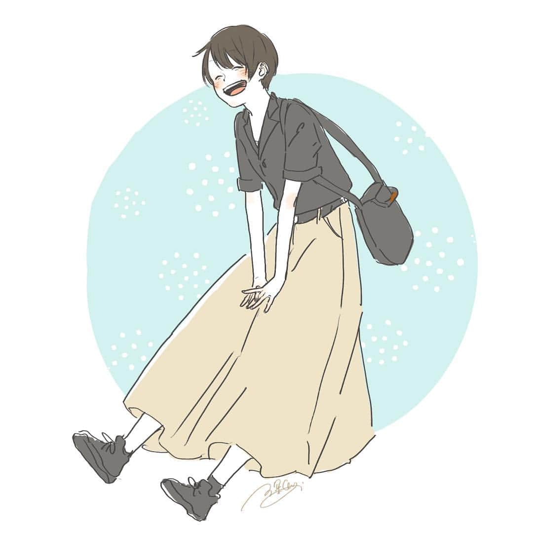 深町なかのインスタグラム：「お友達の服装が可愛かった☺️💭」