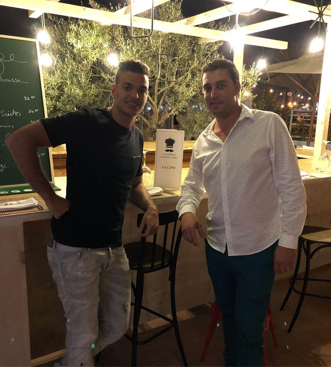 ハテム・ベン・アルファのインスタグラム：「The new place to be in hammamet @labouillabaisse restaurant-lounge 👍🇹🇳」