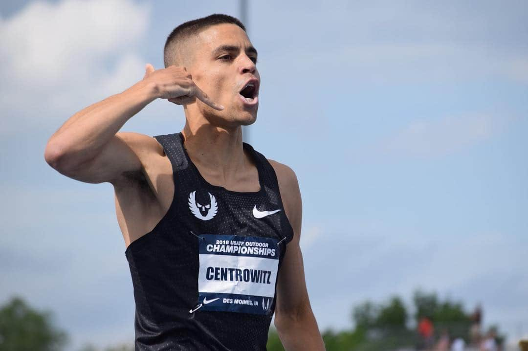 マシュー・セントロウィッツのインスタグラム：「“Hello 911...I’d like to report a murder” . . 5th USA Outdoor National Title 🤙🏽📞」