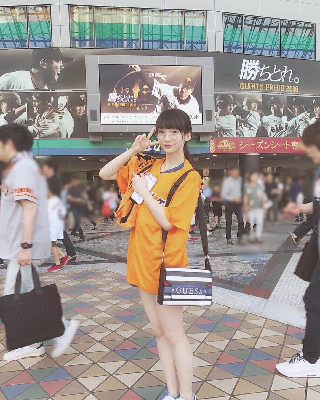 荻野由佳さんのインスタグラム写真 - (荻野由佳Instagram)「. ⚾️🔥👀💪💪✨ . . #TOKYOGIANTS」6月24日 18時26分 - ogiyuka_ippaiwarae216