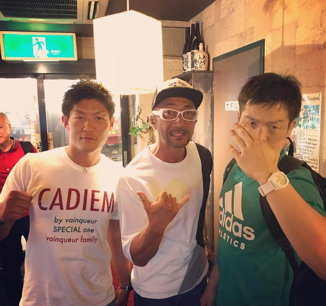 渡部太基さんのインスタグラム写真 - (渡部太基Instagram)「黒船会議☠️ #cadiem #vainqueur  #黒船 #山田武士 トレーナー #健太 #渡部太基」6月26日 0時21分 - daikick7