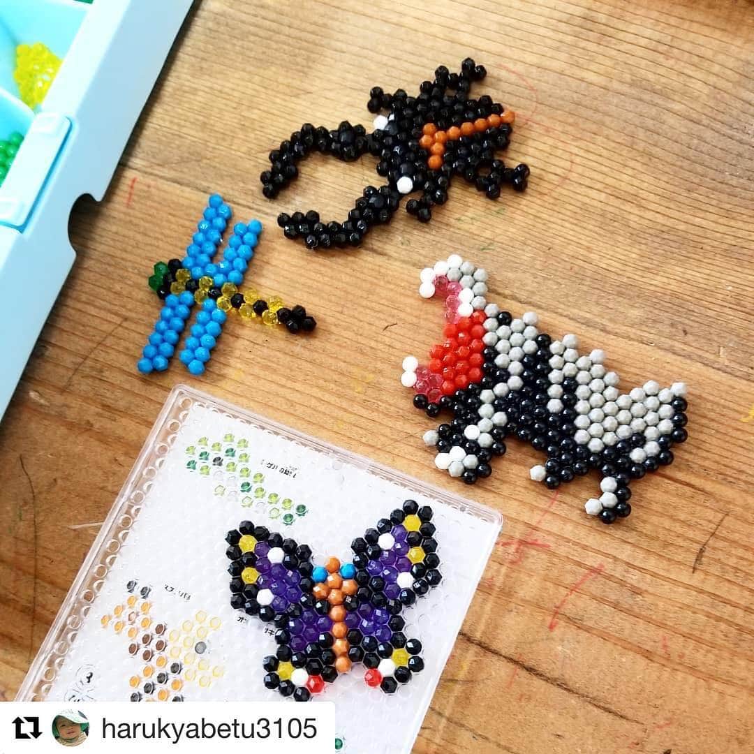 アクアビーズ公式さんのインスタグラム写真 - (アクアビーズ公式Instagram)「1か月前にうまくできなかったアクアビーズに、再チャレンジしてくれたみたいです❗️ できなかったことができるようになるって素敵ですよね😊 これからも色んな作品にチャレンジしてください💪 #aquabeads #アクアビーズ #ビーズ #beads #クワガタ #チョウ #トンボ #Repost @harukyabetu3105 with @get_repost ・・・ 2018.6.16(土) * * * シリーズ“坊っちゃんのアート作品”☺️☺️ *  アクアビーズです☺☺ * 今、アクアビーズのブームがジワジワ来ているようです😁😁 * 1か月前位にアクアビーズをやったら全然出来なくて癇癪を起こした息子😅 * そして、アクアビーズを眠らせる事約1か月…自分からアクアビーズをすると言い出し、イラストシート通り作った息子😲😲 * イラストシート通り綺麗に出来たことがよっぽど嬉しかったのか、ちょこちょこ色んなもの作って楽しんでおります☺ * #息子#男の子#こども#子育て#日々#暮らし#こどものいる暮らし#暮らしを楽しむ#アート#art#アクアビーズ#育児日記#4歳#4歳7ヶ月」6月26日 18時34分 - epoch1958_jp