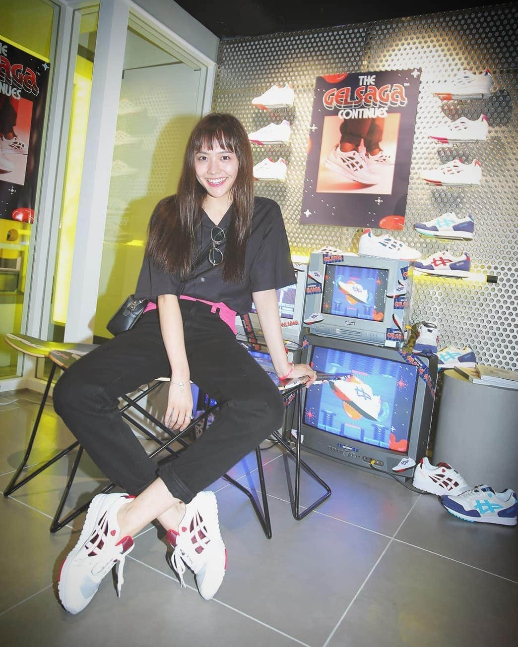 松井愛莉さんのインスタグラム写真 - (松井愛莉Instagram)「asicstiger GELSAGA launch party🔥 #asicstiger  #gelsaga」6月26日 20時45分 - airi1226_official