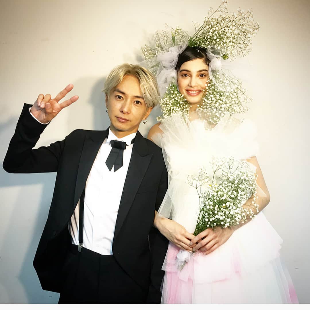 のインスタグラム：「ASIA BEAUTY EXPO 2018 🤵👰 my Stage ✂️ #shima Alexander McQUEEN Homage #ASIABEAUTYEXPO」