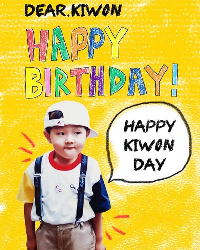 RAINZのインスタグラム：「[🐰] 2018.06.27 #KIWON_DAY  기원아 ! 생일 축하해 🎂  #RAINZ #레인즈 #기원 #이기원 #HAPPY_BIRTHDAY」
