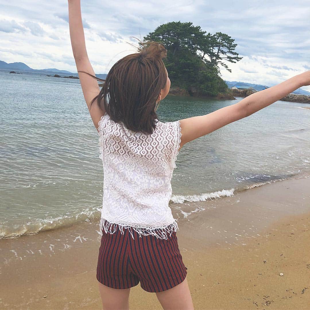 美舞さんのインスタグラム写真 - (美舞Instagram)「🏝 . 早起きして ロケだよーって日。 . #fukuoka #TV #ロケ #海 #japan」6月27日 17時29分 - mibuki__.39