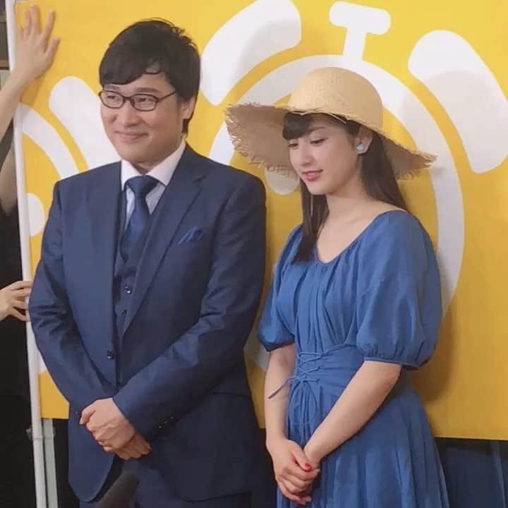 川上舞乃のインスタグラム：「山里さんがずっと面白くて〜😂 ワンピースの魅力がバシバシ伝わってきて11巻で読み止まったわたくしでしたがまた読みたくなりました‼️ #onepiece #onepiece音宴 #平祐奈#山里亮太 #目覚ましテレビ #目覚ましじゃんけん  祐奈ちゃんの衣装は#snidel です🤗」