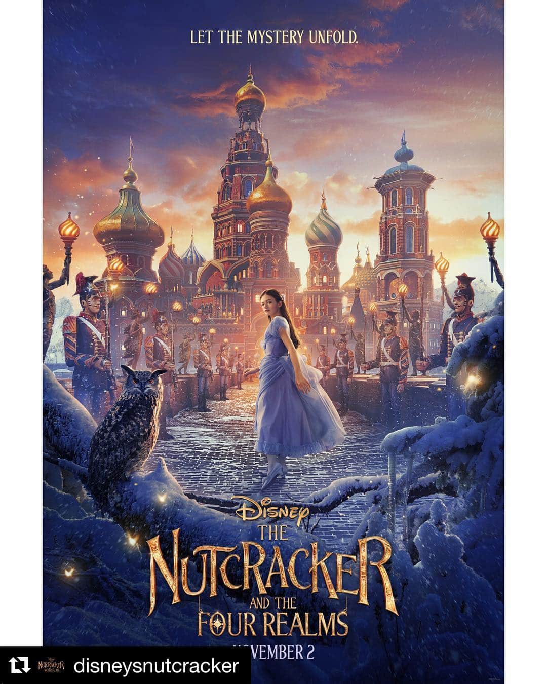 マッケンジー・フォイさんのインスタグラム写真 - (マッケンジー・フォイInstagram)「Let the mystery unfold. Check out the brand-new poster for Disney’s The Nutcracker and The Four Realms. #Nutcracker @disneysnutcracker」6月29日 1時40分 - mackenziefoy