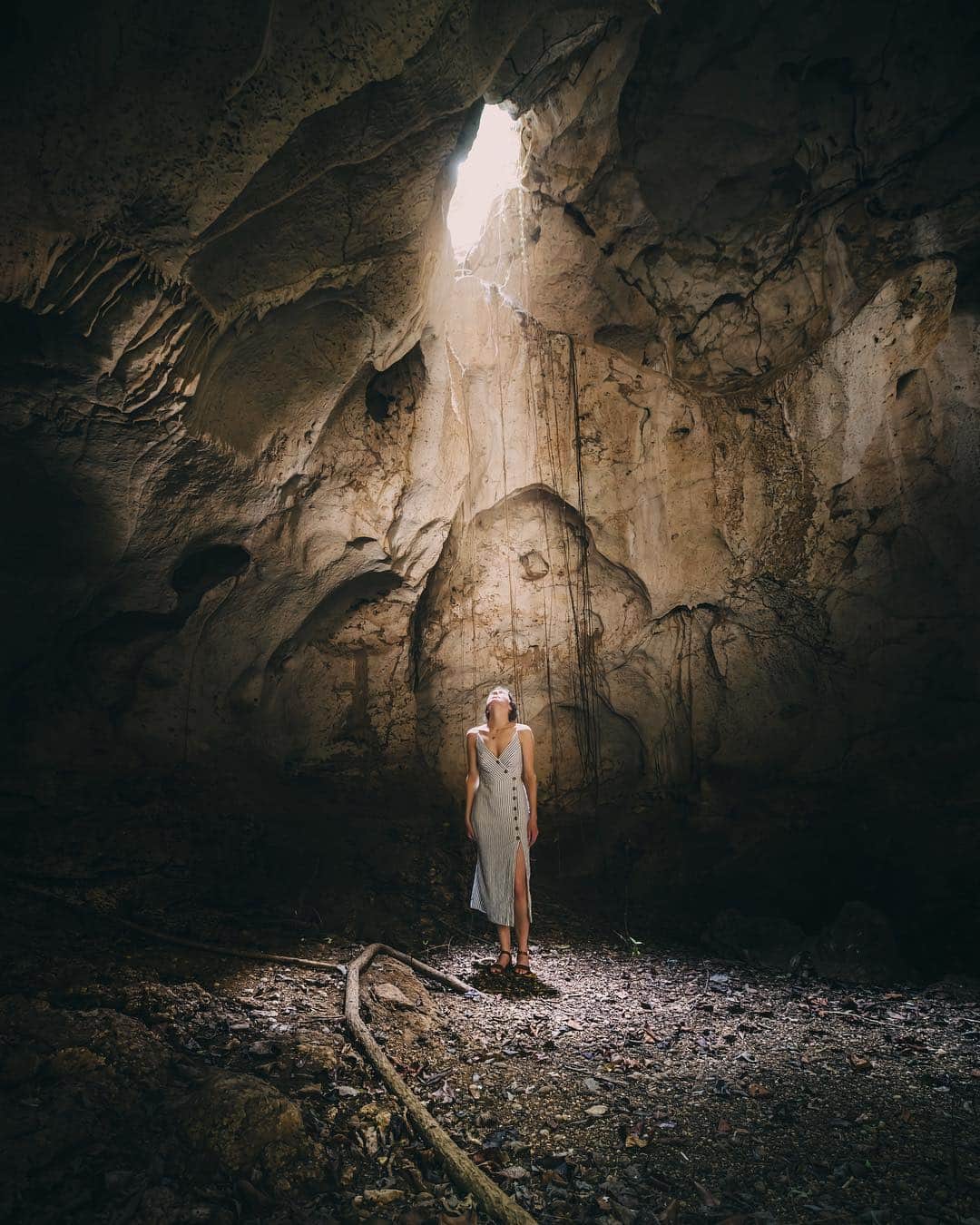 Cole Riseのインスタグラム：「getting lost underground in the green grotto caves, north jamaica, once home to a bond villain, a night club, and current home to thousands of beautiful bats. such an unexpectedly cool spot. (thanks @chedd_brown for the tour)」
