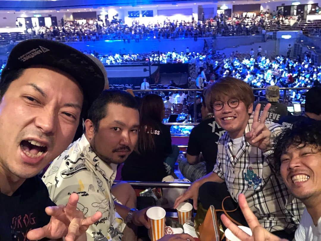 嶋佐 和也さんのインスタグラム写真 - (嶋佐 和也Instagram)「WWE来日公演を観戦！！ 中邑真輔選手は先日犬に噛まれて負傷してしまった為試合に出れなかったのですが、最高でした！ #wwe #wwetokyo  #中邑真輔 #犬」6月29日 22時31分 - kazuyashimasanewyork