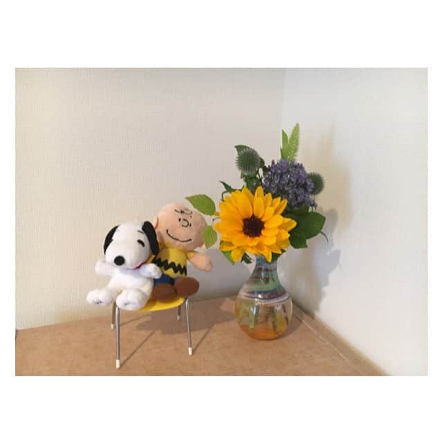 福田沙紀さんのインスタグラム写真 - (福田沙紀Instagram)「石垣島で自分で作った花瓶に お花を♫」6月30日 19時59分 - sakifukuda_official