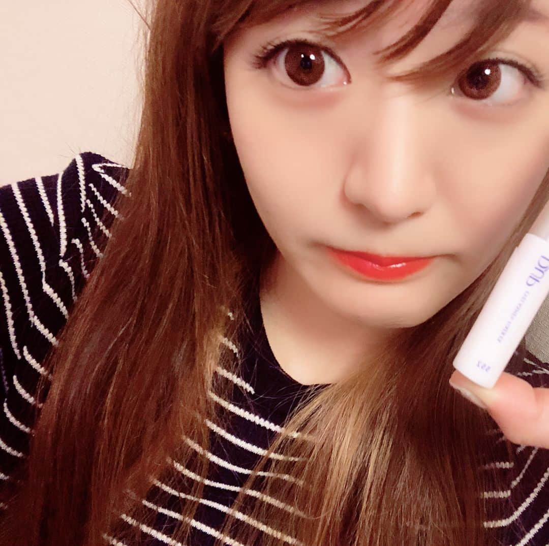 東なつ紀のインスタグラム：「最近マツエクいくのめんどくさくて久しぶりにつけま👁❤️ 昔からつけまのりも、つけまつげもずーっと @dupbeauty の使ってる♩  すごく自然な仕上がり(´⊙ω⊙`)やっぱりつけやすい💓リピートだな🌟  私の大好きなちぴちゃんがセレクトしたつけまつげLASH Me(ラッシュミー)が発売されたよ！ #dup#ラッシュミー#ディーアップ#つけまつげ#pr」