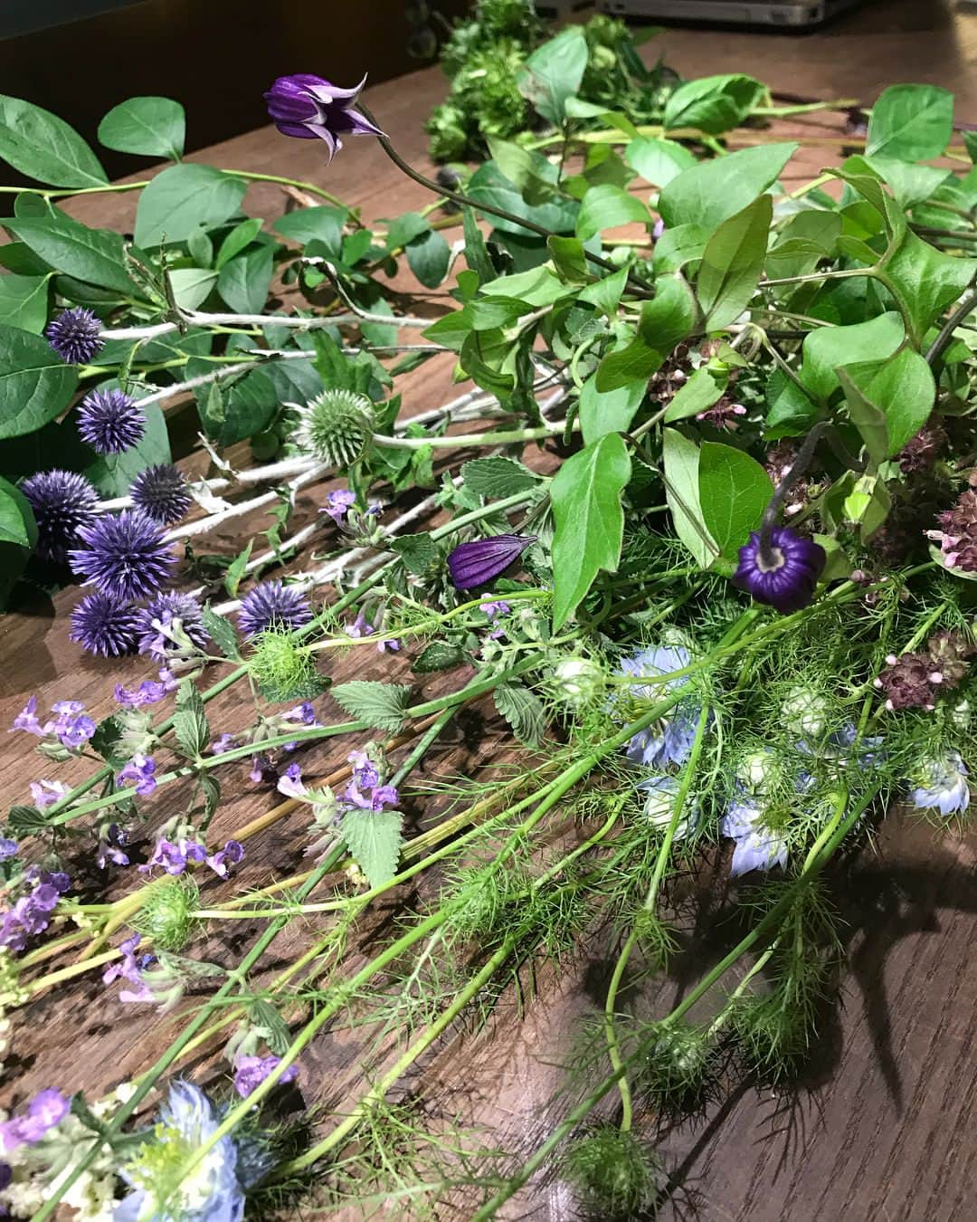 吉田羊さんのインスタグラム写真 - (吉田羊Instagram)「お花屋さんで、 その日の気分で花を選ぶ。 今日はグリーン×パープル。 アメジスト色がなぜか好きです。 誕生石だからかな。 #花のある人生を #今宵も月が綺麗だね」7月2日 0時16分 - yoshidayoh_official