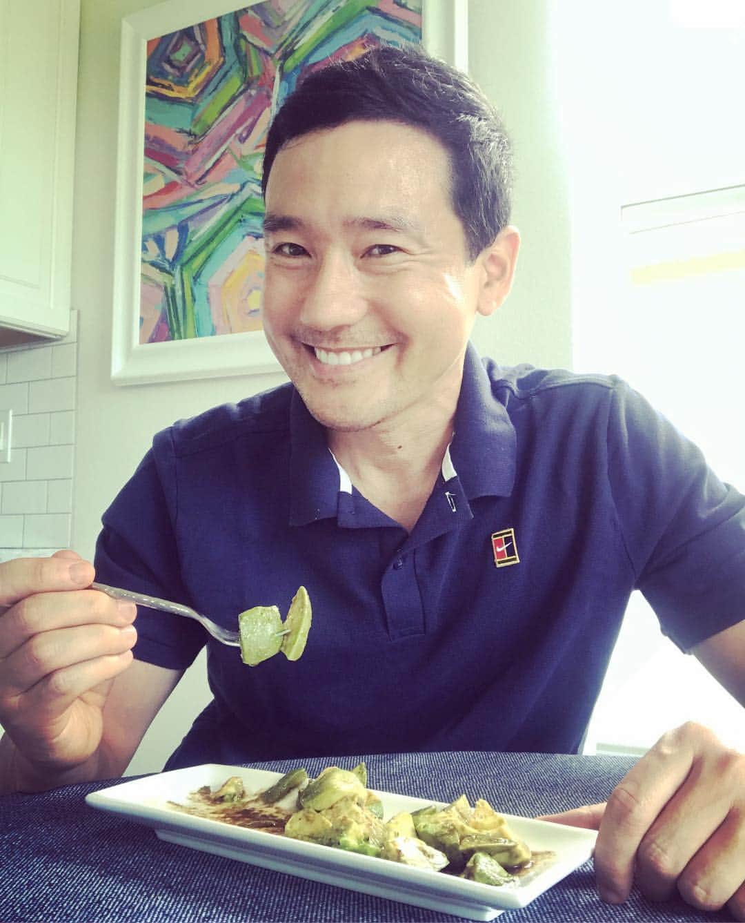 中村豊さんのインスタグラム写真 - (中村豊Instagram)「昼過ぎのヘルシーなスナック。#アボカド Healthy #avocado snack :))」7月2日 0時56分 - yutakanakamura_