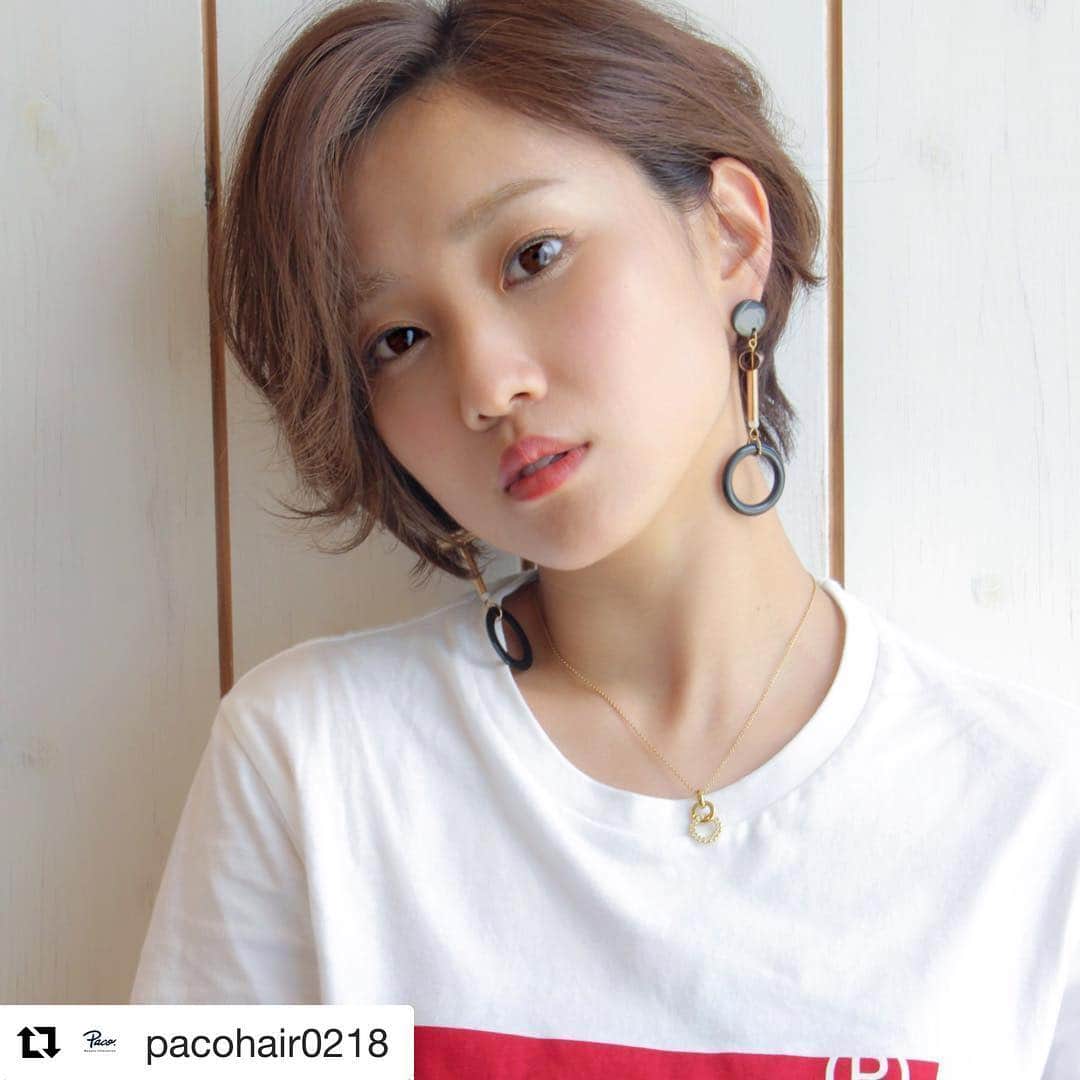 THROW 【スロウ】さんのインスタグラム写真 - (THROW 【スロウ】Instagram)「#Repost @pacohair0218 with @get_repost ・・・ #paco #hair #salon #beauty #cut #color #徳島 #美容室  #throwcolor #トレンド #ハイライト #hair #hairstyle #haircolor」7月2日 20時44分 - throwcolor